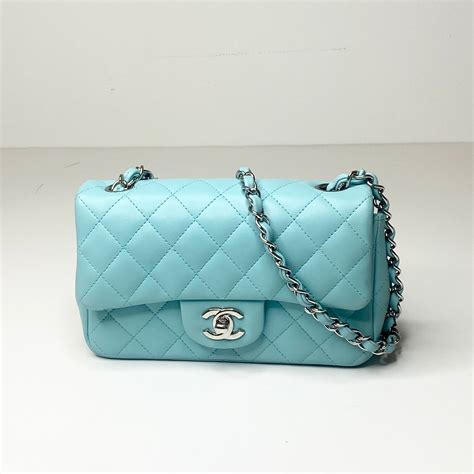 chanel bag navy blue suede|tiffany blue chanel bag.